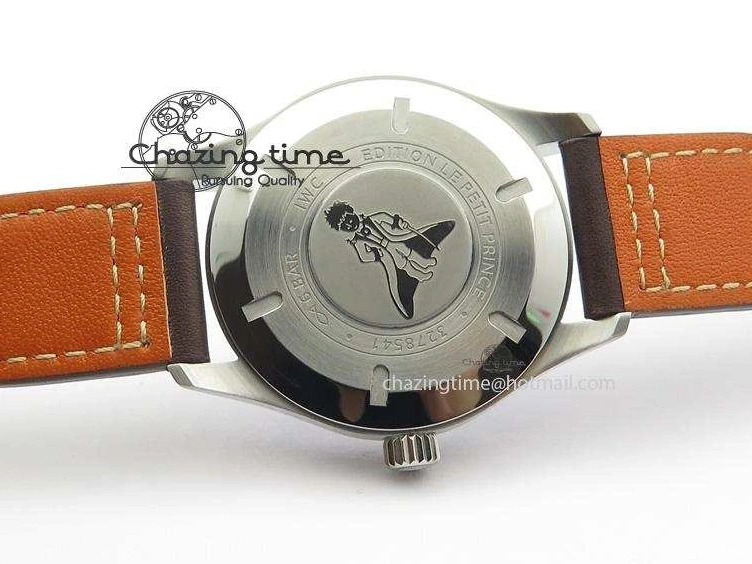 MIROTIME 0320 Mark XVIII Le Petit Prince IW327004 SS Mk Maker Best Edition Blue Dial On Brown Leather Strap A TimelessDesign 7296